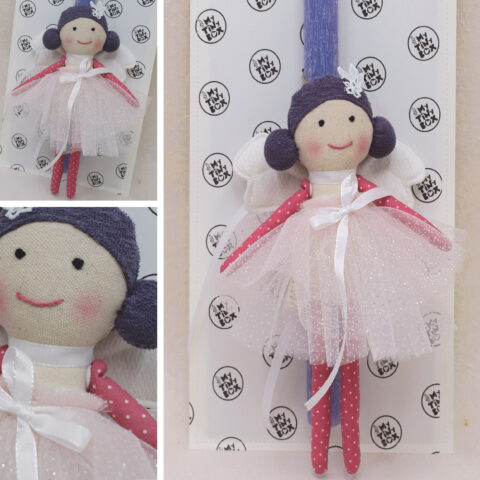 Πασχαλινή Λαμπάδα Χειροποίητη My Tiny Friends Νεράϊδα Σεμέλη