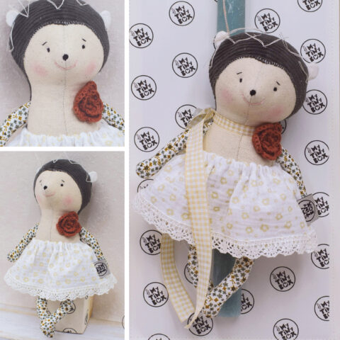 Πασχαλινή Λαμπάδα Χειροποίητη My Tiny Friends Σκατζοχοιρίνα Κλάρα